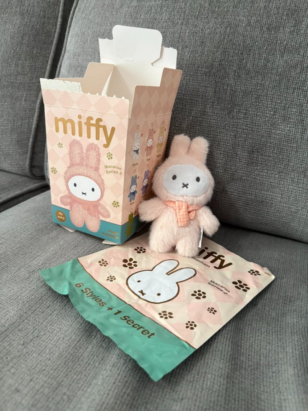 By Viop Miffy Macaron Series 2 - Pink Figure Collectible | Brand New Open box